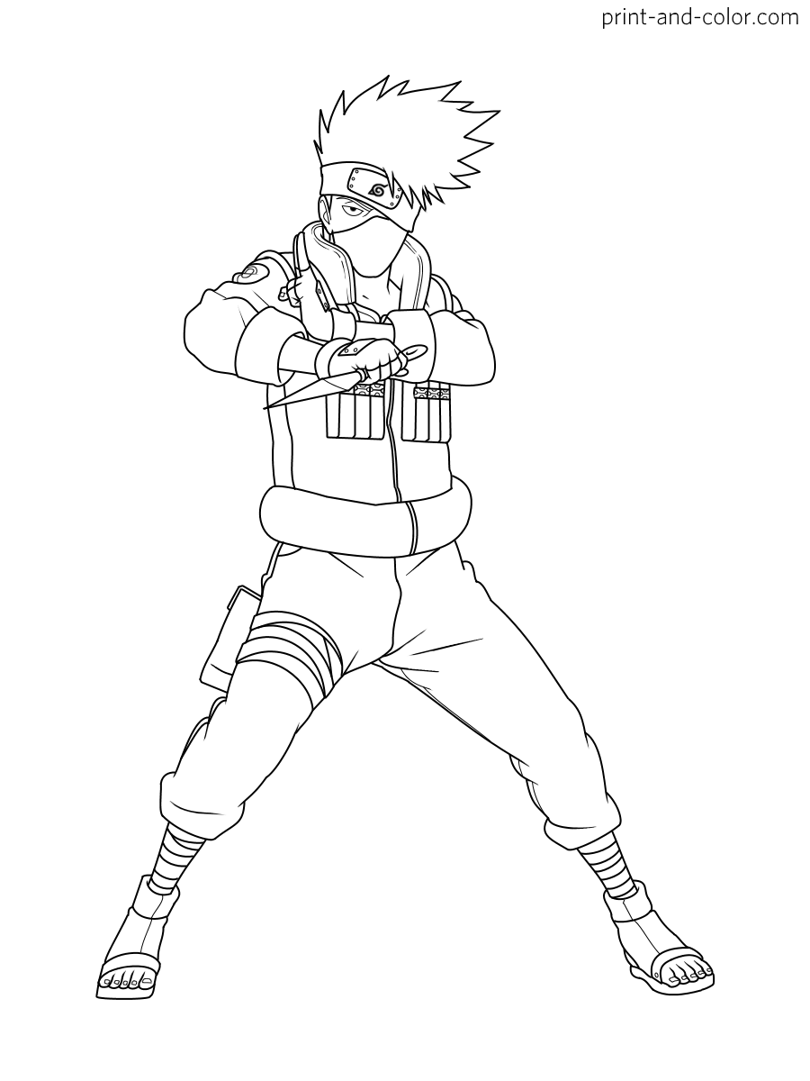 Naruto coloring pages | Print and Color.com