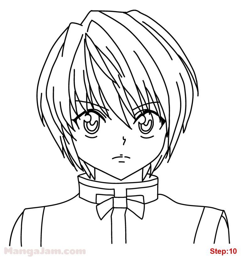 How to Draw Kurapika from Hunter X Hunter - MANGAJAM.com | Manga coloring  book, Drawings, Mini canvas art