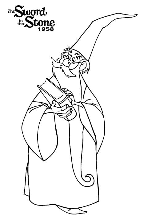 Sword in the Stone Coloring Page ...