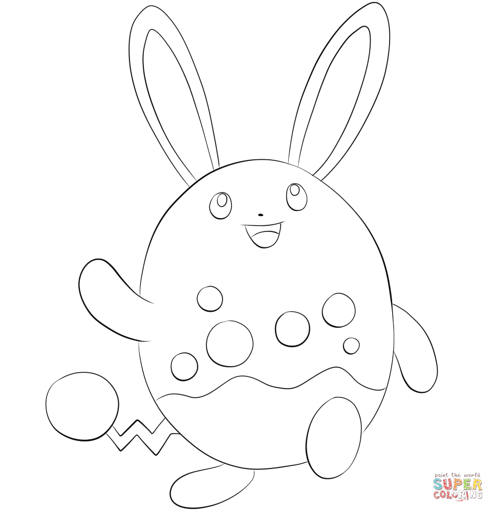 Azumarill coloring page | Free ...