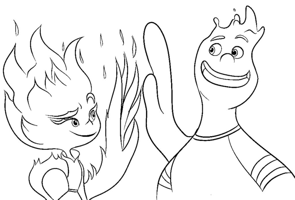 elemental coloring pages 9 ...