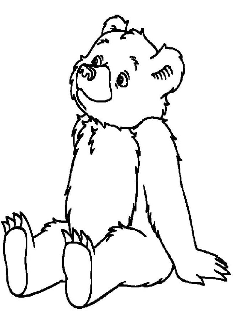 Little Bear Coloring Book - High Quality Coloring Pages