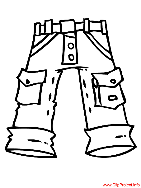 Jeans coloring pages