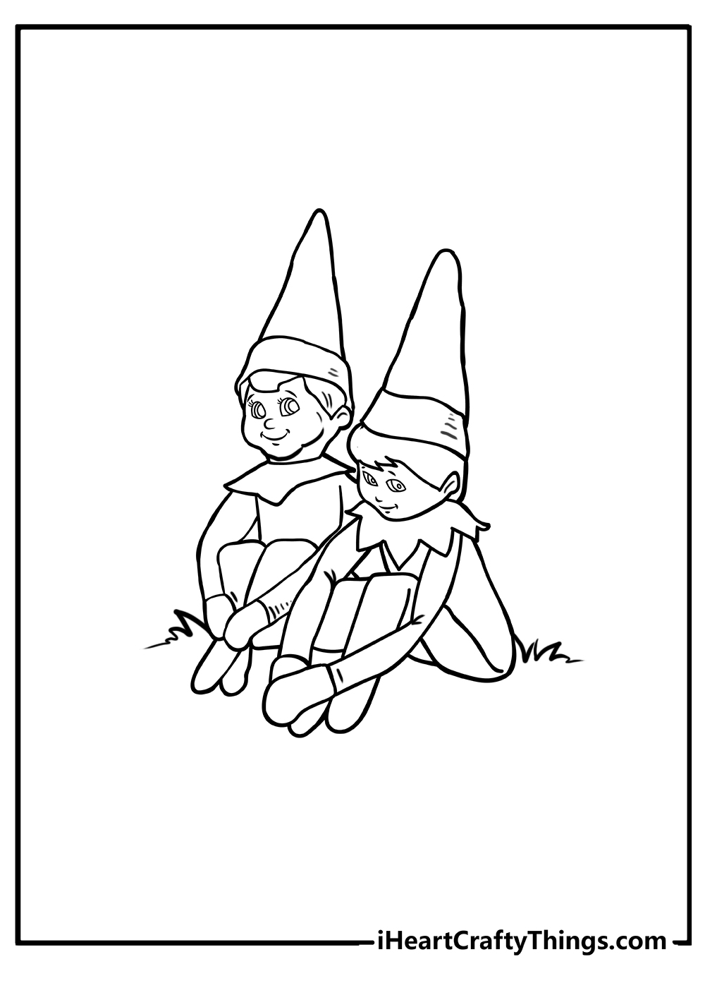 The Elf On The Shelf Coloring Pages - Coloring Nation
