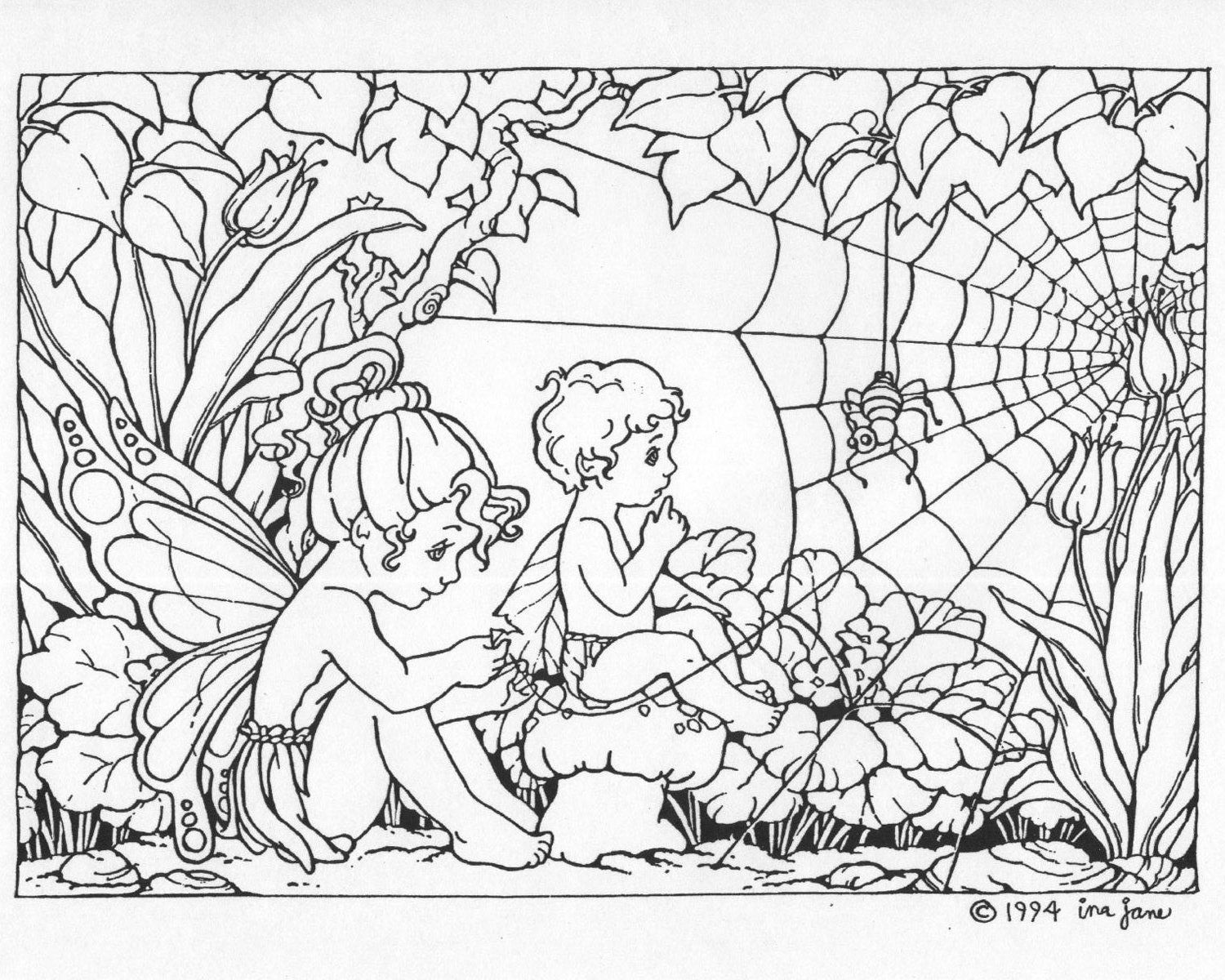Printable Fairy For Adults | Free Coloring Pages on Masivy World
