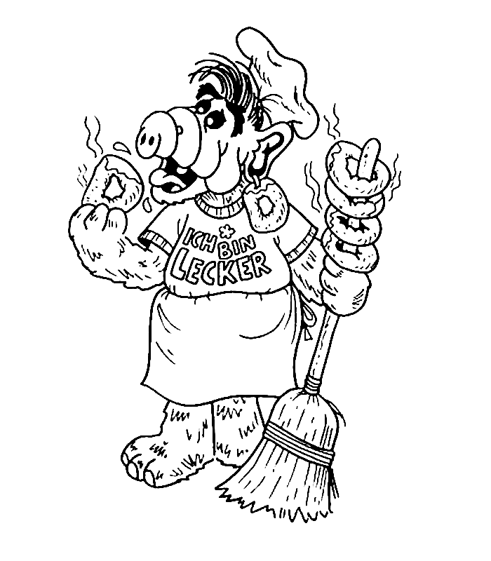 Alf Coloring Pages - Coloringpages1001.com