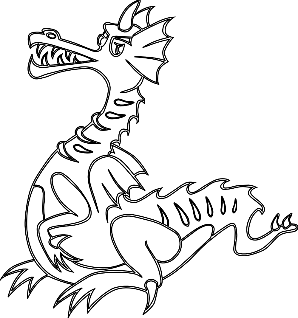 Dragon Cool Coloring Pages | Coloring pages for kids | coloring ...