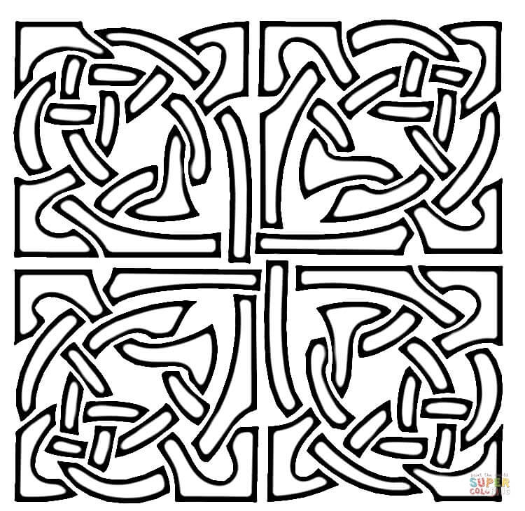 celtic love knot. coloring pages seductive celtic coloring pages ...