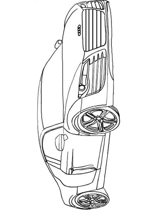 colouring page Audi R8 | coloringpage.ca