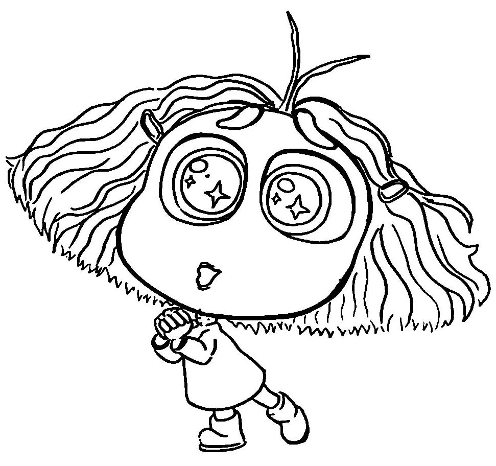 Envy Inside Out coloring pages 2 ...