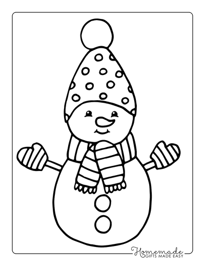 Best Snowman Coloring Pages for Kids ...