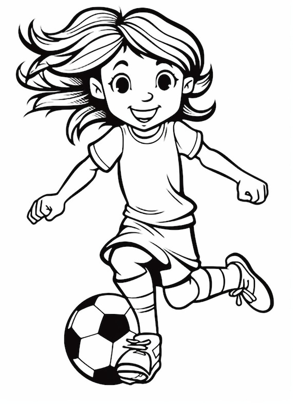 Empowering Soccer Coloring Pages: 63 ...