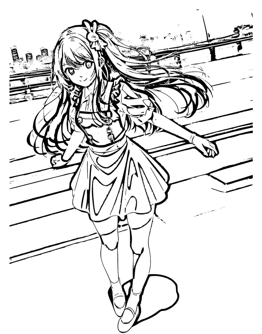 Drawing of Ai Hoshino coloring page - Download, Print or Color Online for  Free