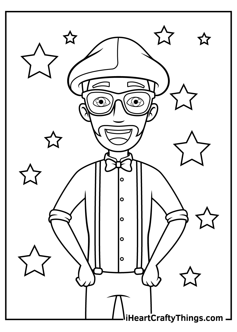 Blippi Character Coloring Pages (100 ...