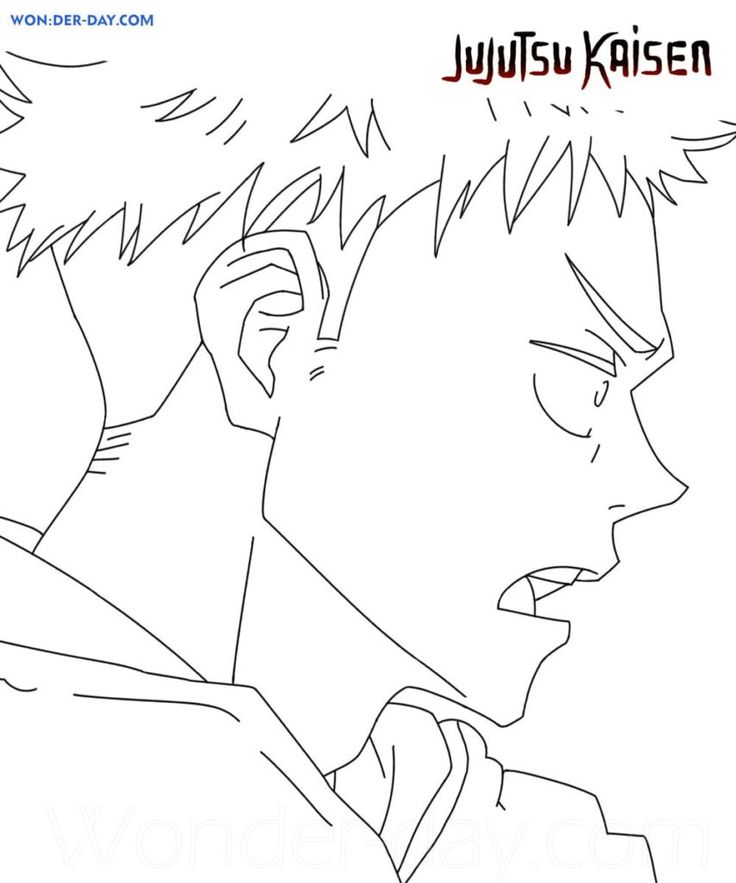 Cool anime guys, Coloring pages ...