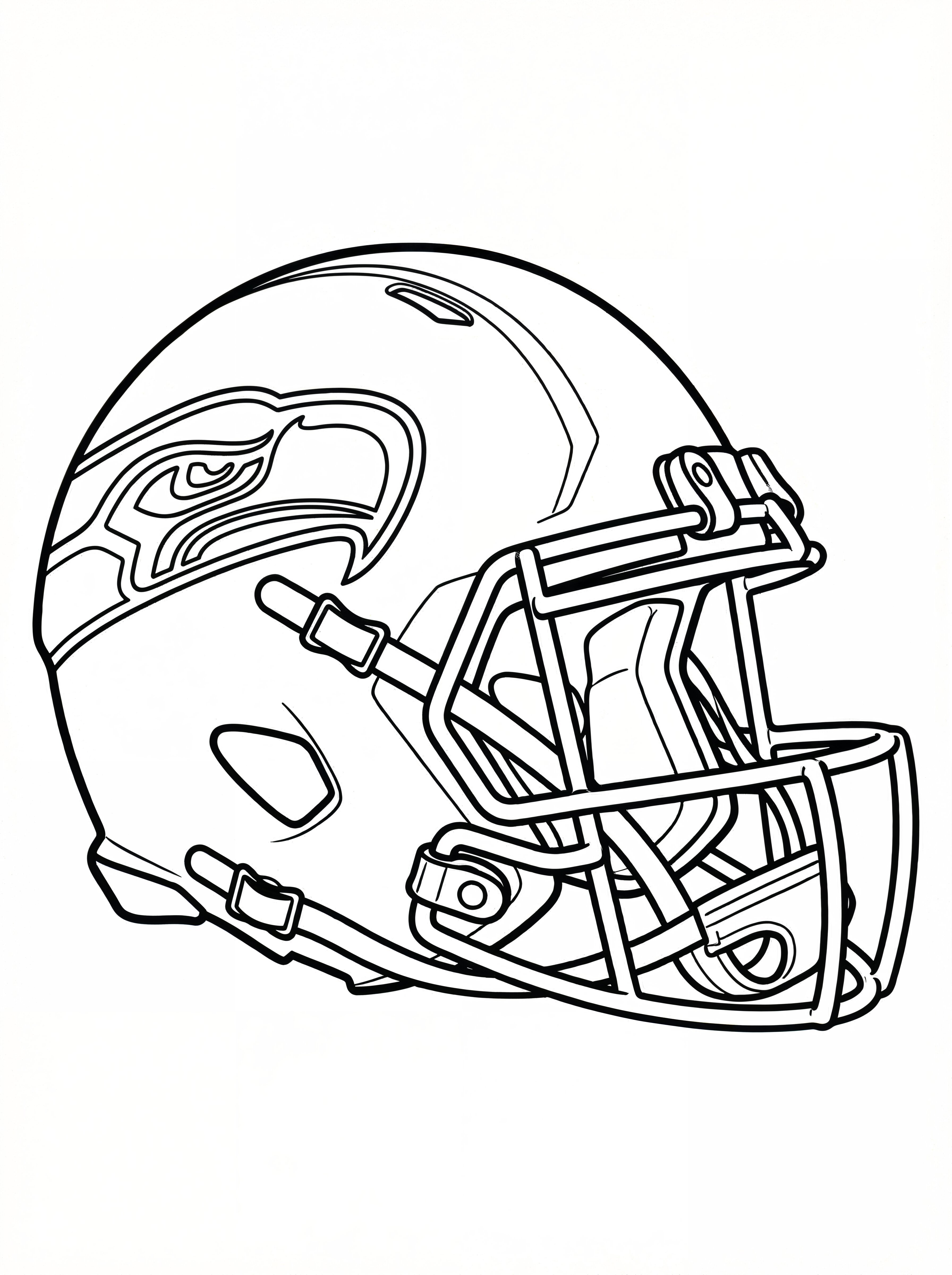Seattle Seahawks - 2026 Super Bowl LX coloring page