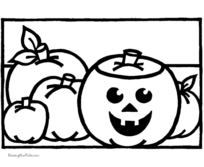 Preschool Printable Halloween Coloring Pages