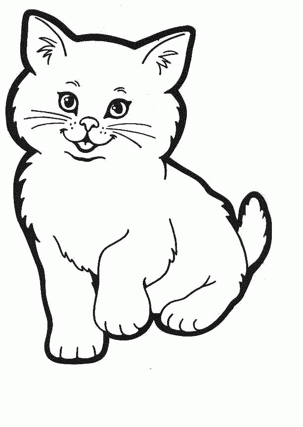 kitten-coloring-pages | coloring pages for kids, coloring pages 
