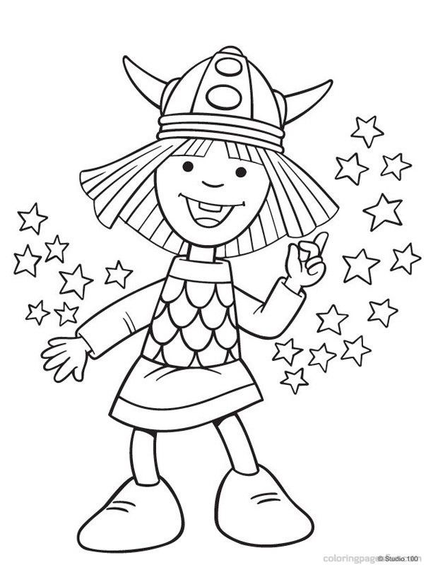 Wicky the Viking Coloring Pages 44 | Free Printable Coloring Pages 