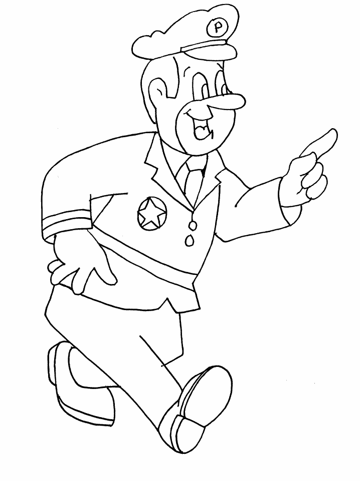 police11.png - police Coloring Pages - ColoringBookFun.com - Free 