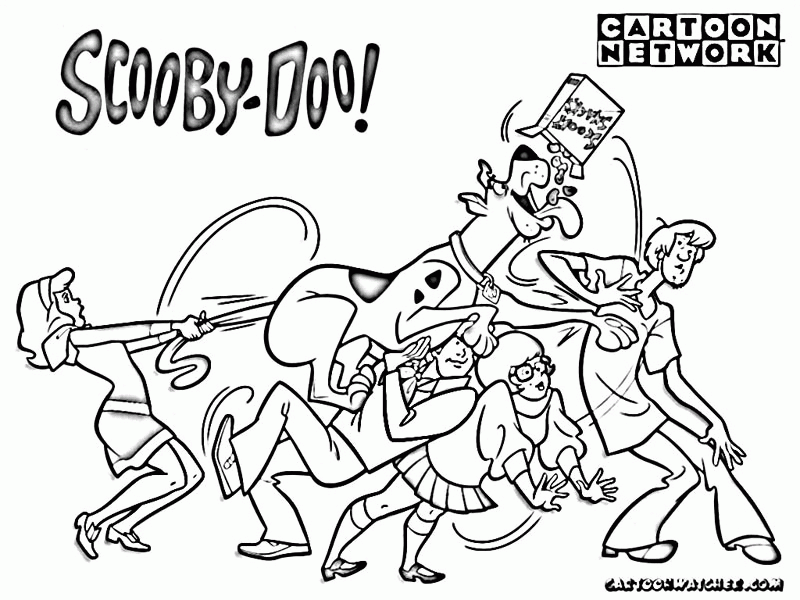 Scooby Doo Printable Coloring Pages - Free Coloring Pages For 