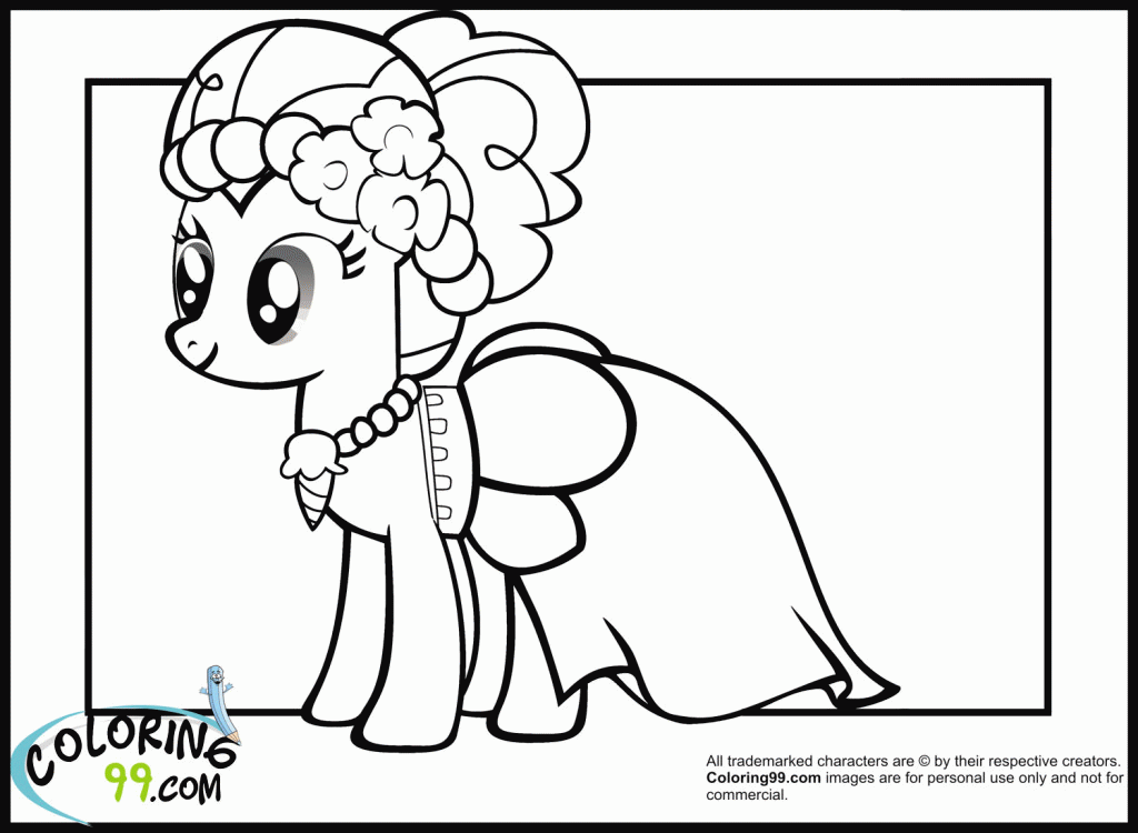 pinkie pie coloring pages for kids