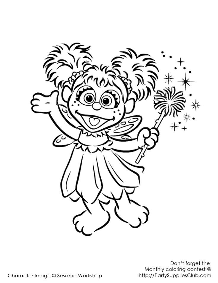 Abby cadabby coloring page | Abby Caddaby birthday