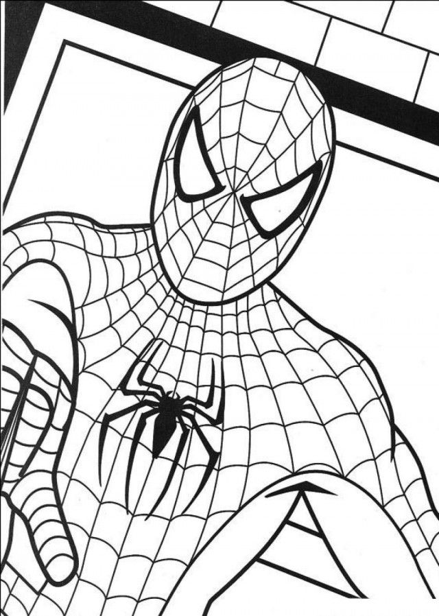 Printable Spiderman Coloring Pages Free Coloring Pages 145628 