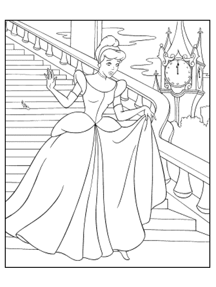 Cinderella Coloring Pages | Coloring pages