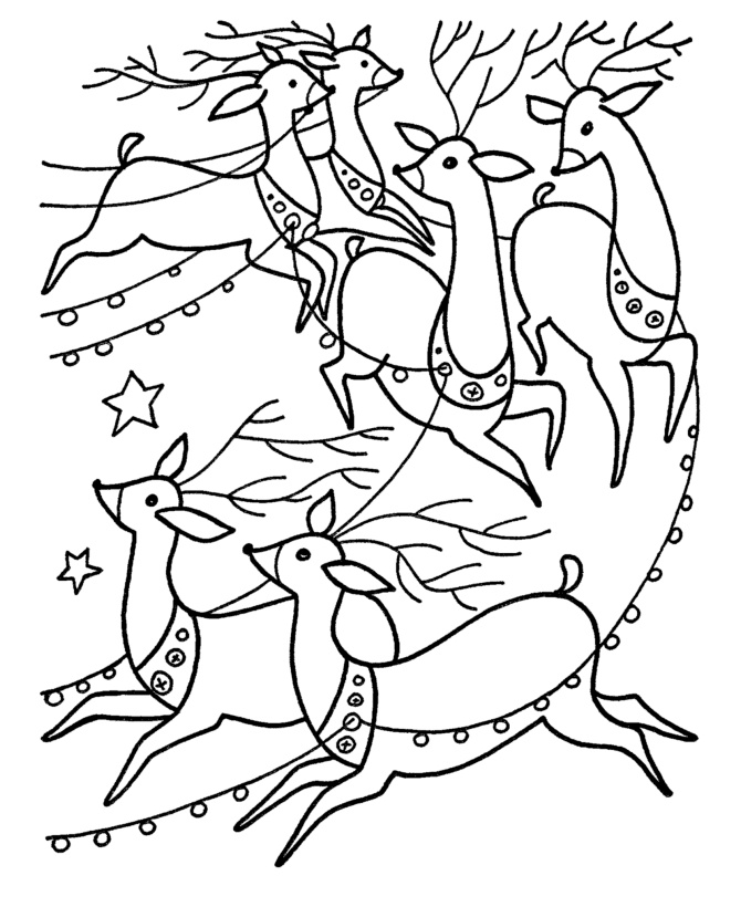 Coloring picture of christmas