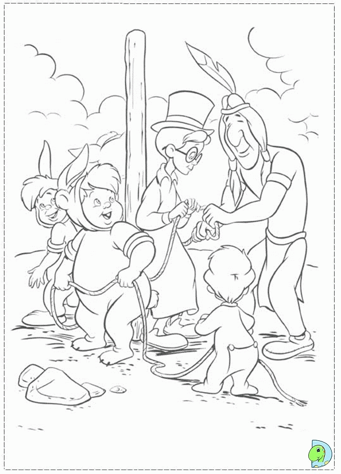 Peter Pan Coloring Pages Tattoo Page 20