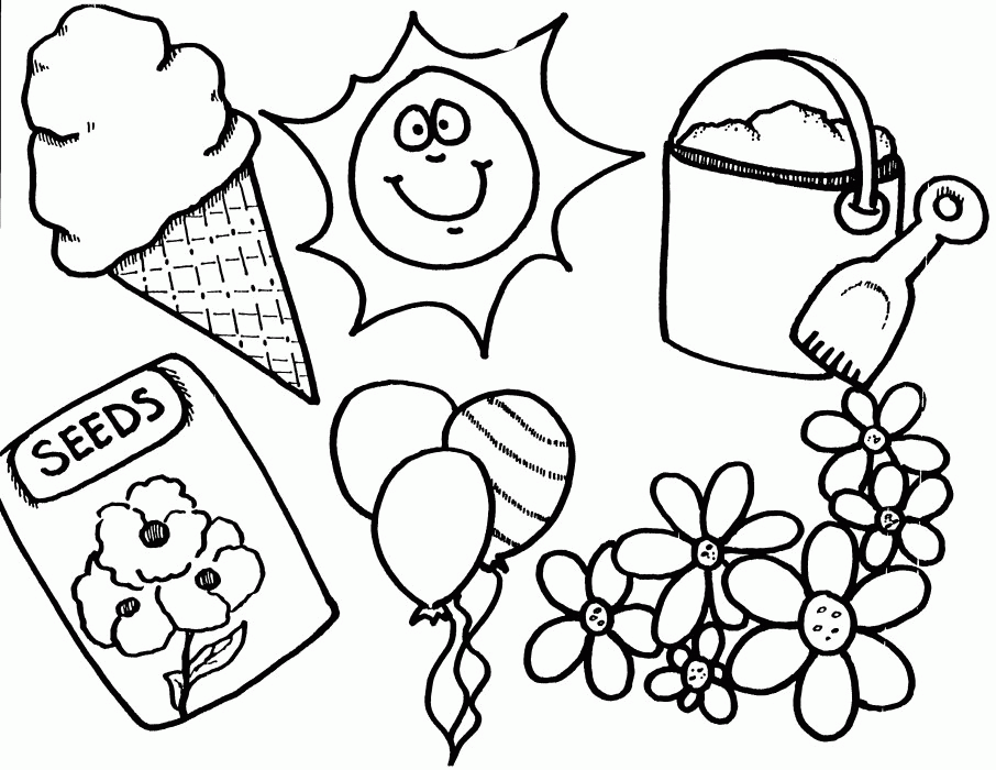 Spring Coloring Book Pages - Free Printable Coloring Pages | Free 