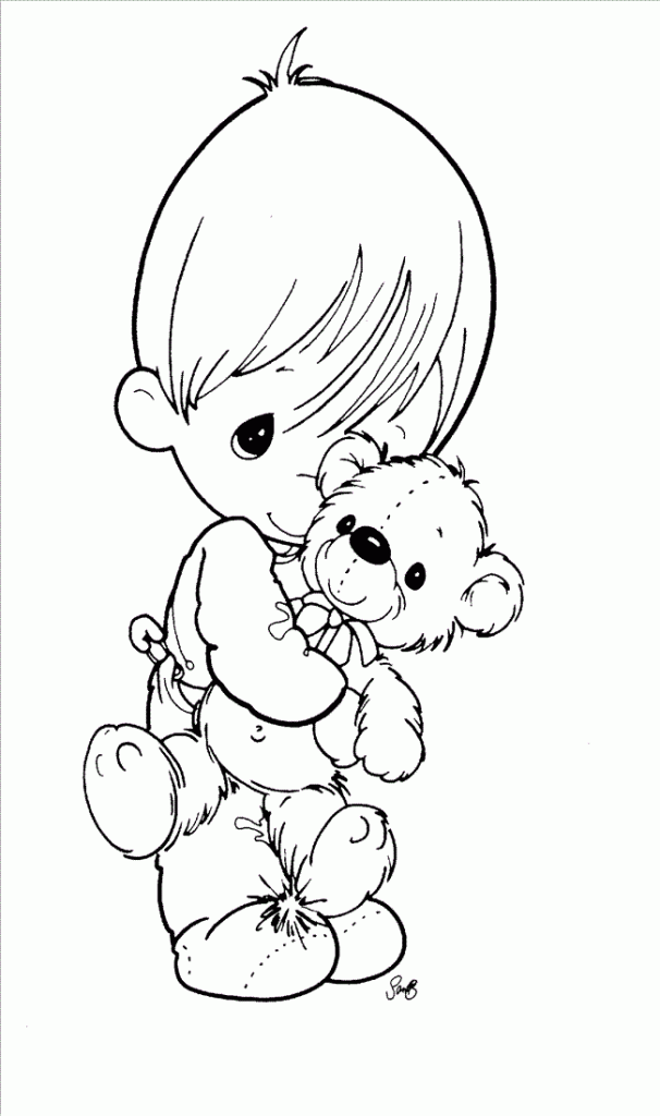 Precious Moments Baby Coloring Pages | Printable Images - Precious Mo…