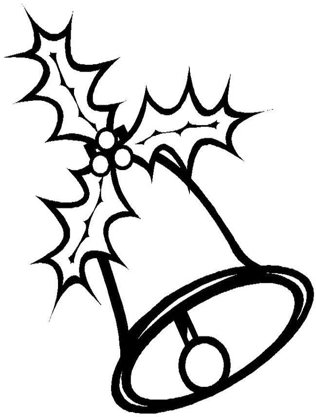 Printable Christmas Bell Coloring Pages - Christmas Coloring Pages 