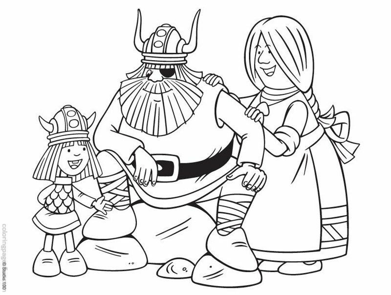 Wicky the Viking Coloring Pages 25 | Free Printable Coloring Pages 