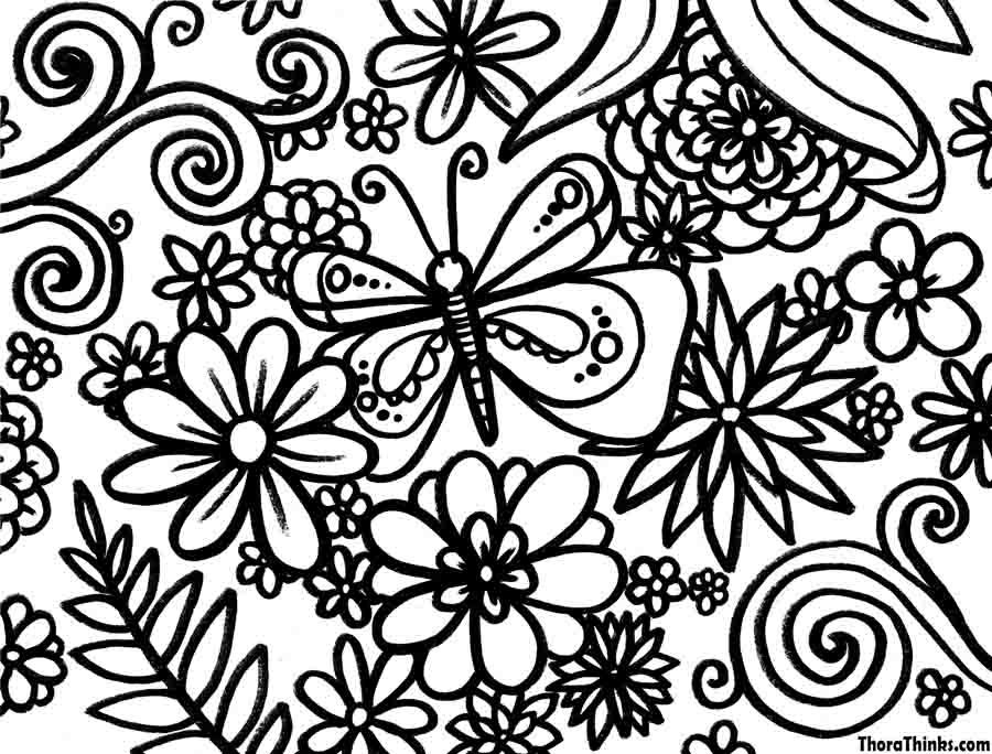 coloring pages verry hard : Printable Coloring Sheet ~ Anbu 