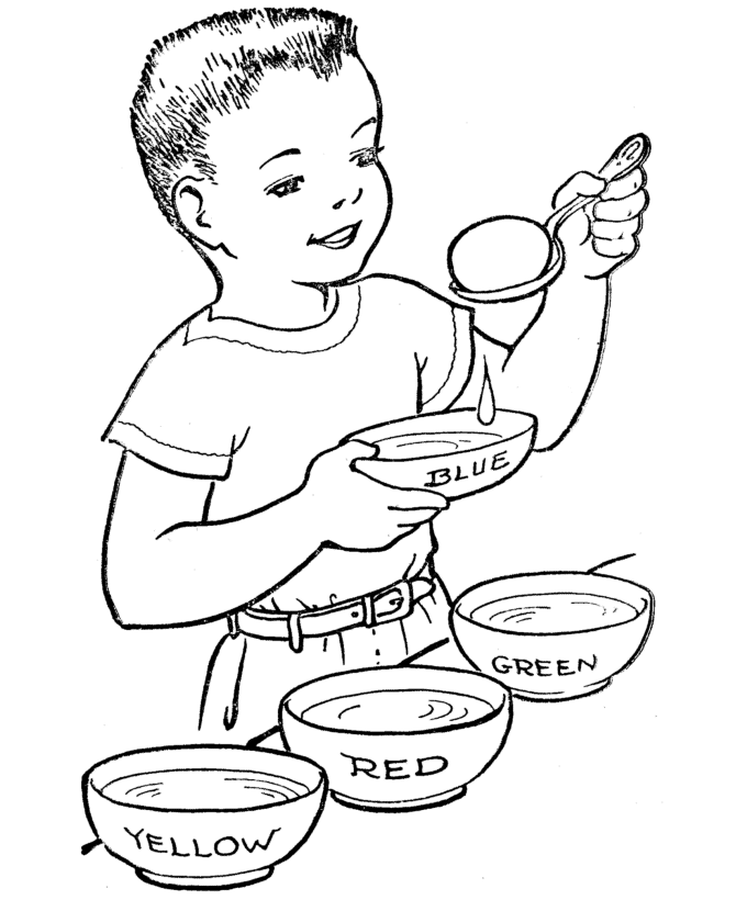 kids coloring pages making pbj for lunch printable