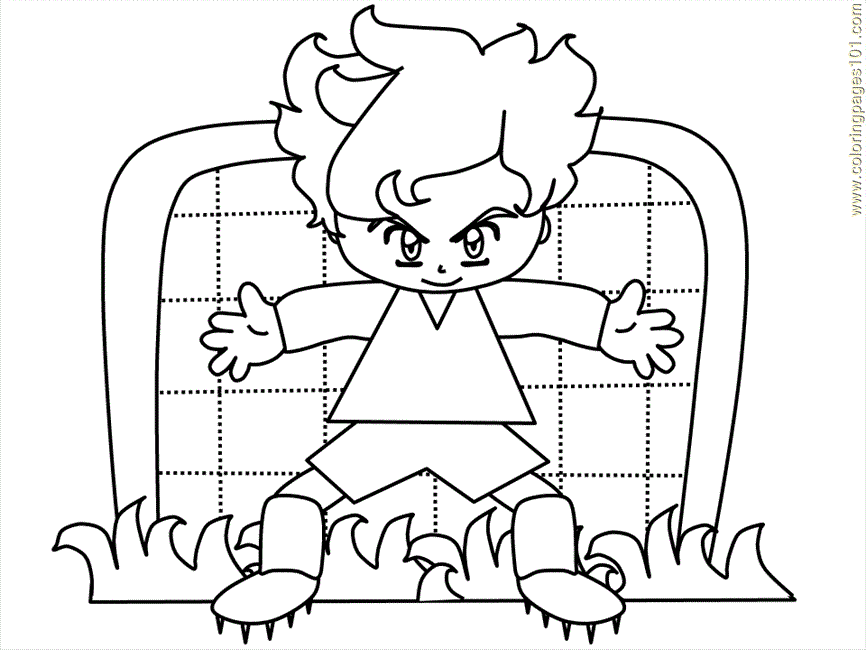 Soccer Coloring Pages For Childrens Motivation