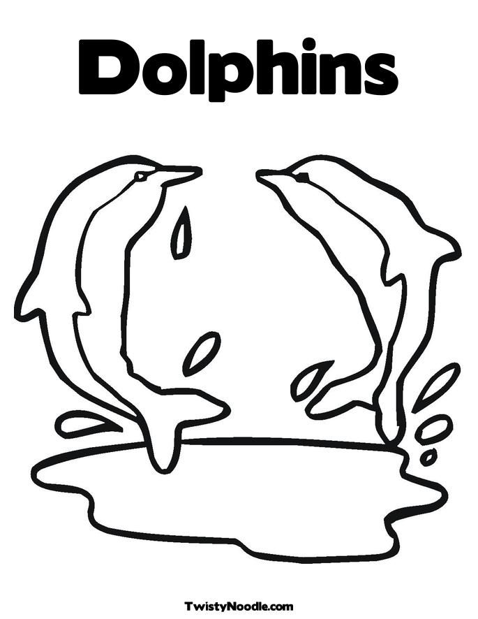 Dolphins-coloring-pages-8 | Free Coloring Page Site