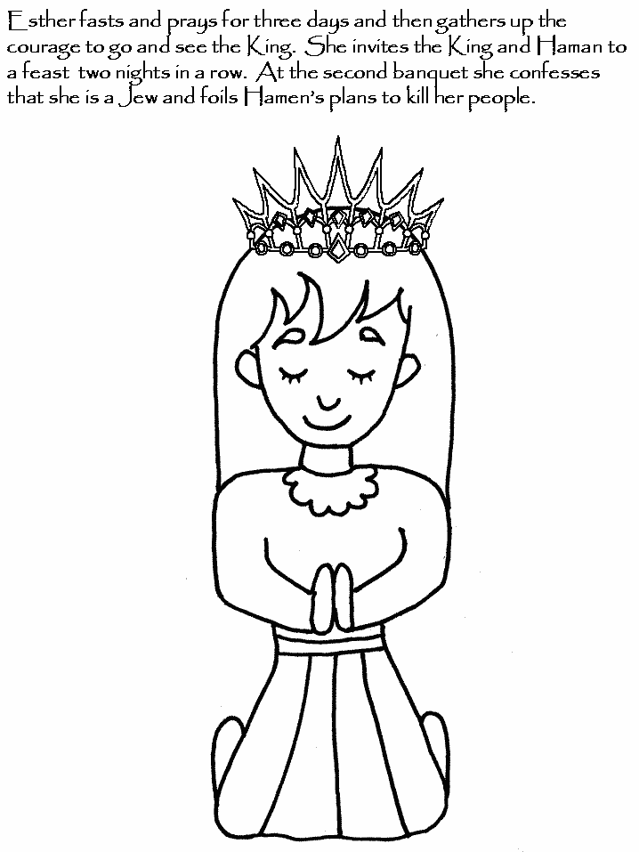 Bible Coloring Pages Esther - Free Printable Coloring Pages | Free 