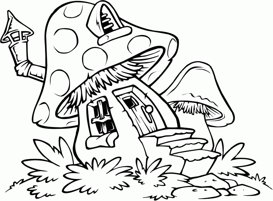 Elvenpath Coloring Pages Puffi Smurf 125685 Smurf Coloring Page