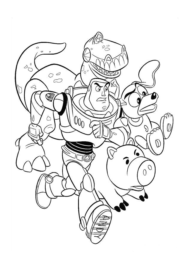 Buzz Lightyear Coloring Pages