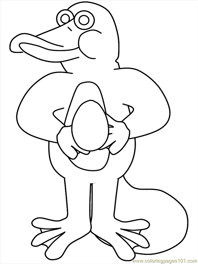 Coloring Pages Australia Platypus (Countries > Australia) - free 