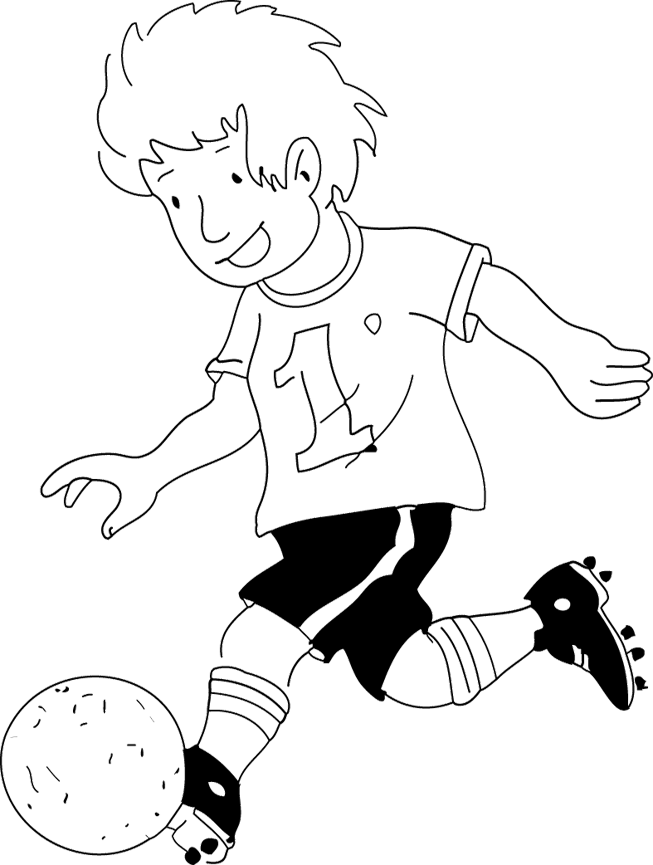 Football coloring pages 9 / Football / Kids printables coloring pages