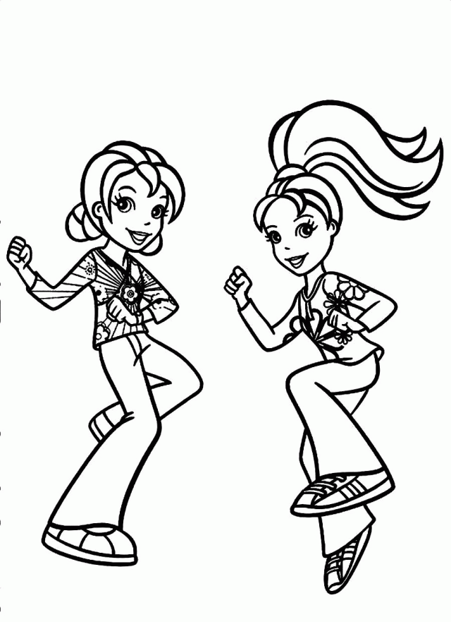 Download Polly Pocket A Girl Who Loves Friendship Coloring Pages 