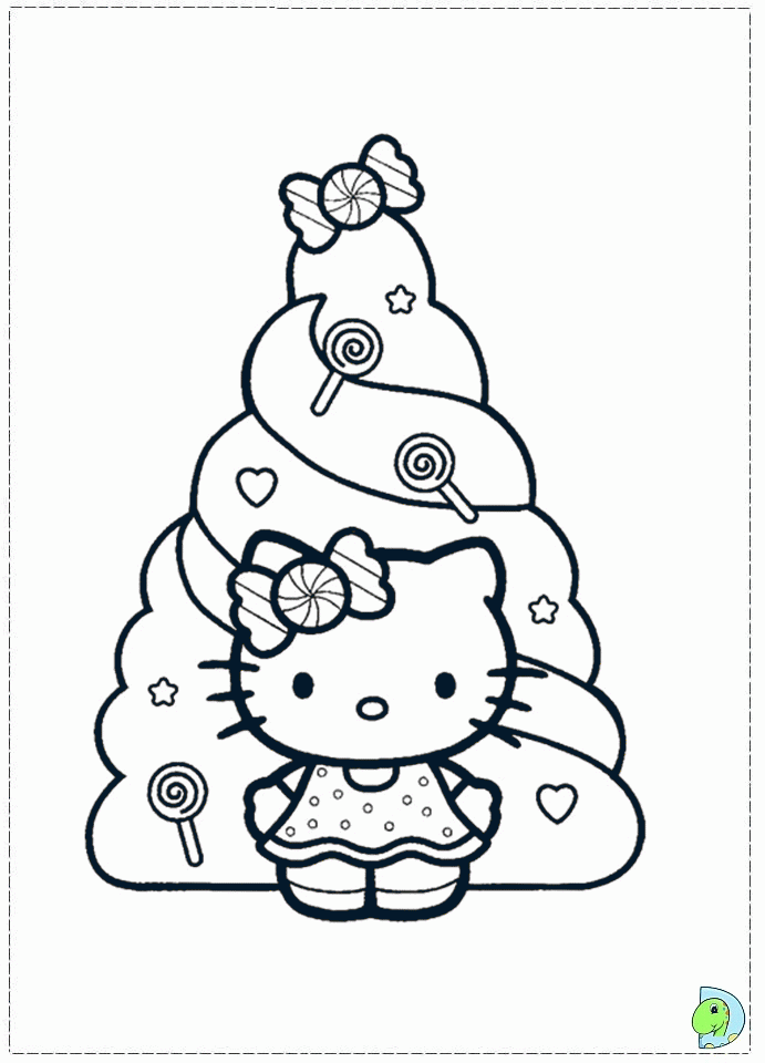 hello kitty gothic Colouring Pages (page 2)
