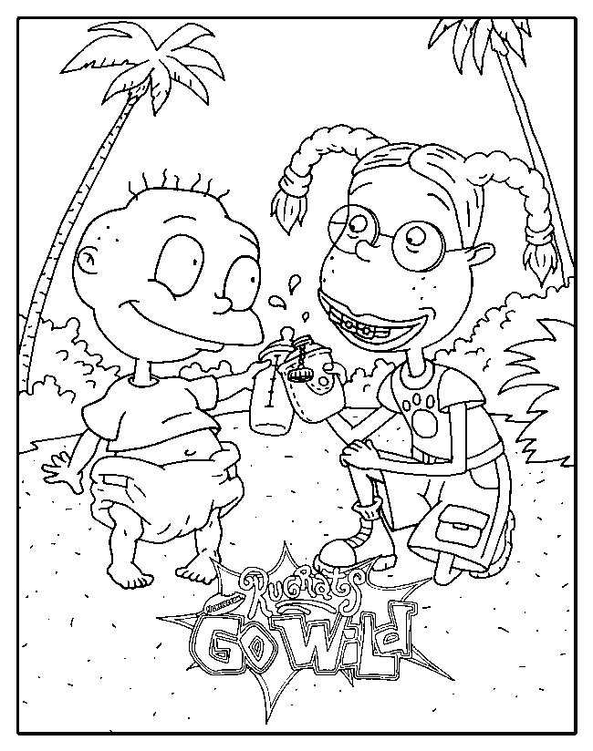 Rugrats Go Wild Coloring Pages