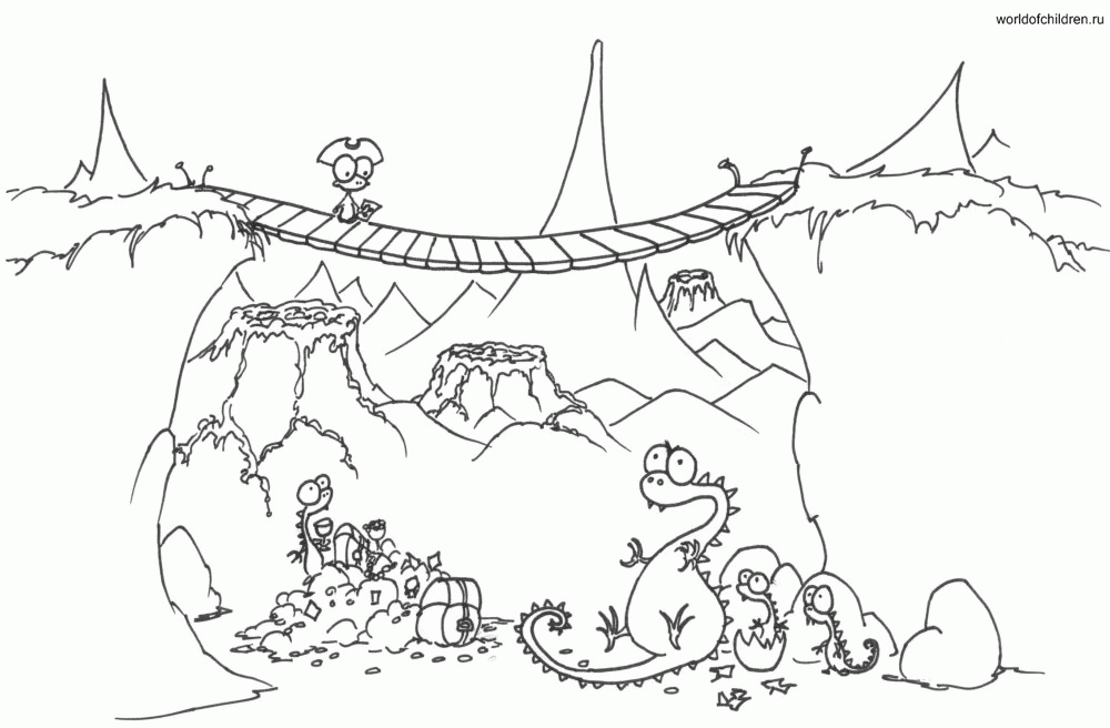 Dragons coloring pages 243 / Dragons / Kids printables coloring pages