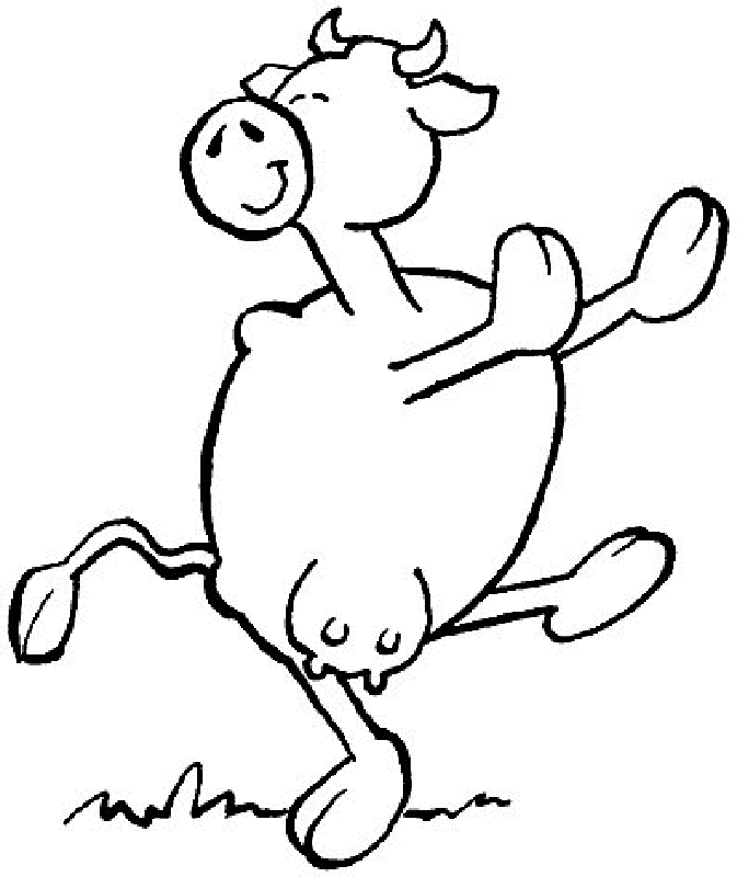 Cows Coloring Pages 2 | Free Printable Coloring Pages 
