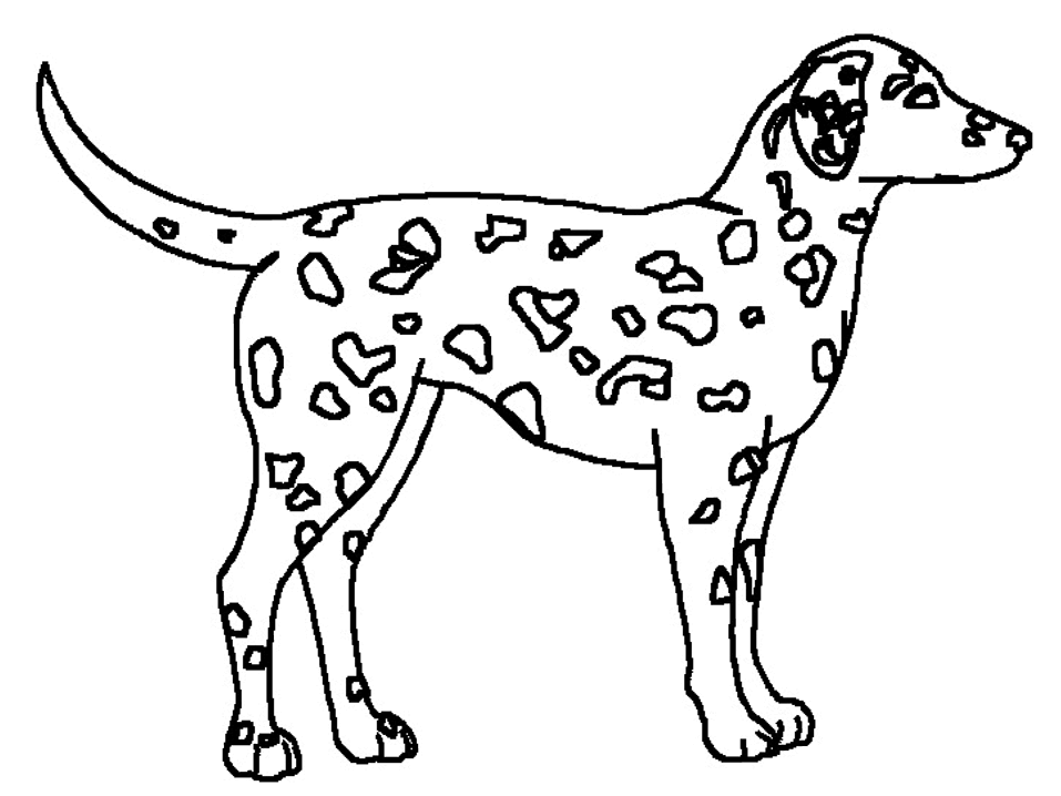 Printable Dogs Dog3 Animals Coloring Pages